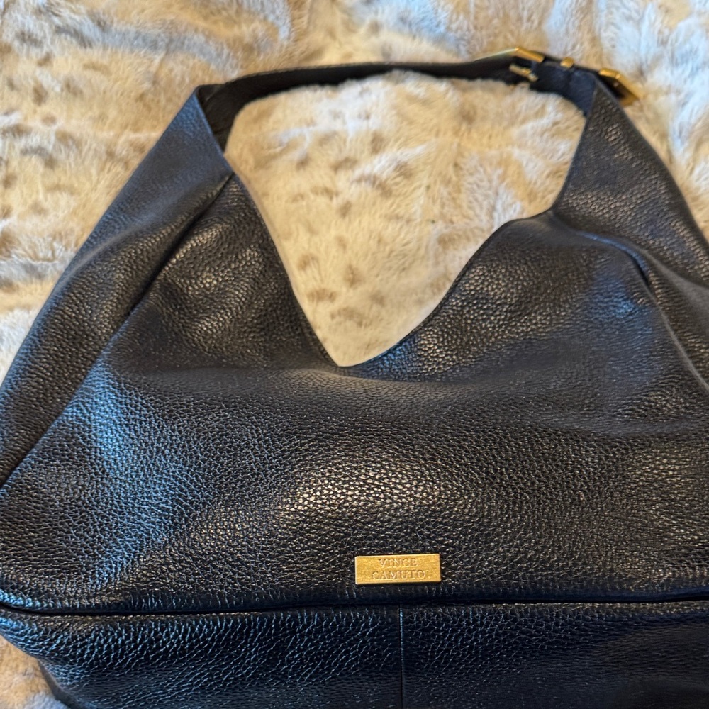 Vince Camuto Midnight Black Hobo Bag